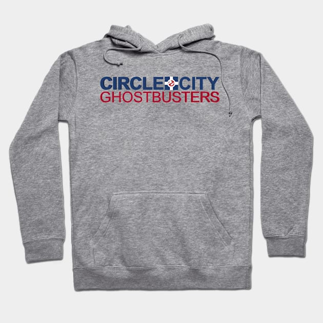 Circle City Ghostbusters Wordmark (Light Shirts) Hoodie by Circle City Ghostbusters